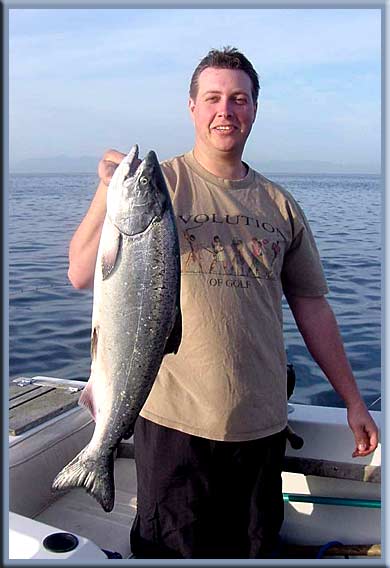 Gulf Islands - An 11 pound Spring caught off Porlier Pass